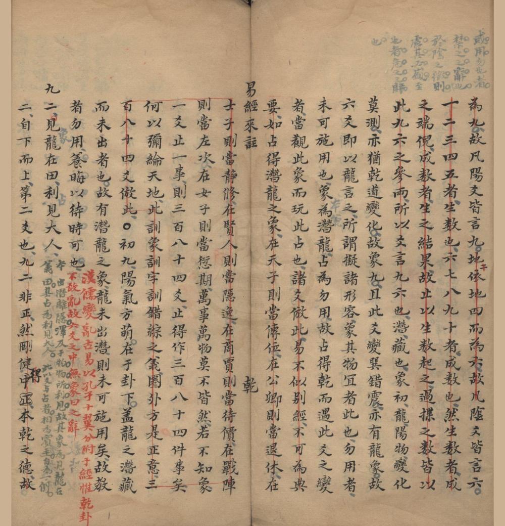 _梁山来知德先生易经集注六卷__