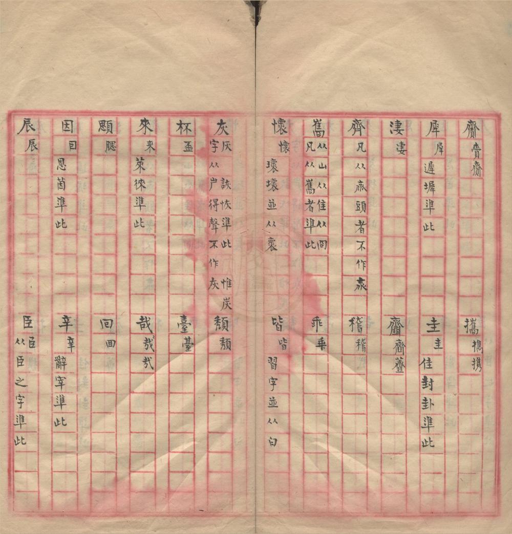 _字体正讹一卷__