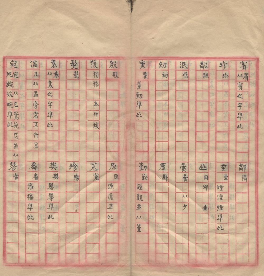 _字体正讹一卷__