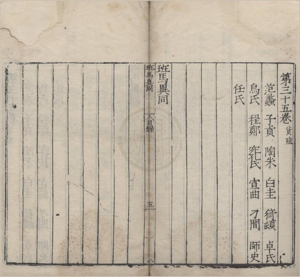 _班马异同三十五卷__