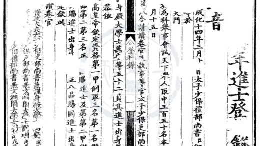 1481 成化十四年进士登科录一卷 0222150017 1.jpg