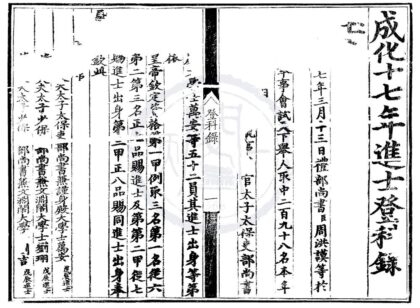 1482 成化十七年进士登科录一卷 0222150022 1.jpg