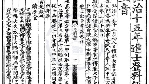 1486 弘治十五年进士登科录一卷 0222150042 1.jpg