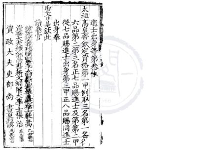 1498 嘉靖二十九年进士登科录一卷 0222150143 1.jpg