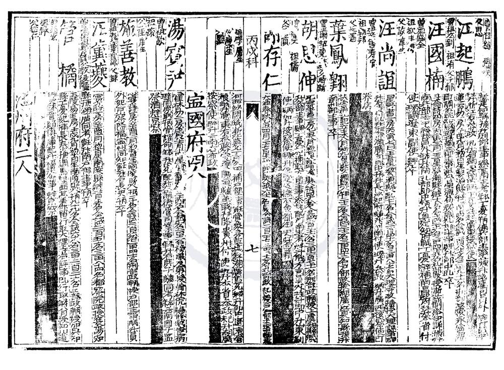 _万历十四年丙戌科进士履历便览一卷__