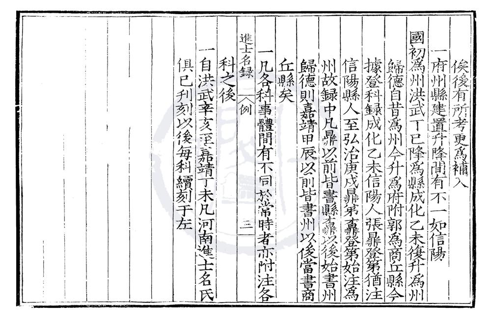 _国朝河南进士名录一卷__