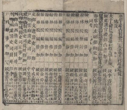 1524 康熙十五年丙辰科进士三代履历一卷 0222150351 1.jpg