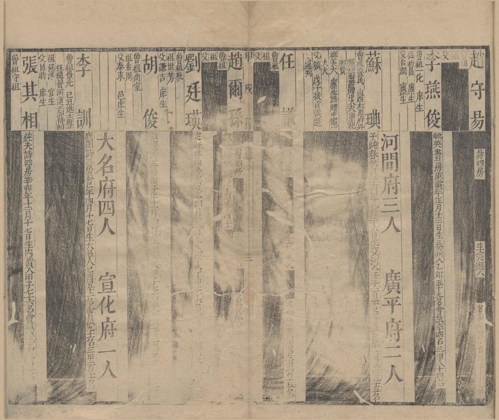 _康熙三十三年甲戌科进士三代履历一卷__