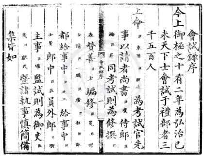 1547 弘治十二年会试录一卷 0222150543 1.jpg
