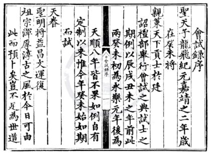 1552 嘉靖二年会试录一卷 0222150607 1.jpg