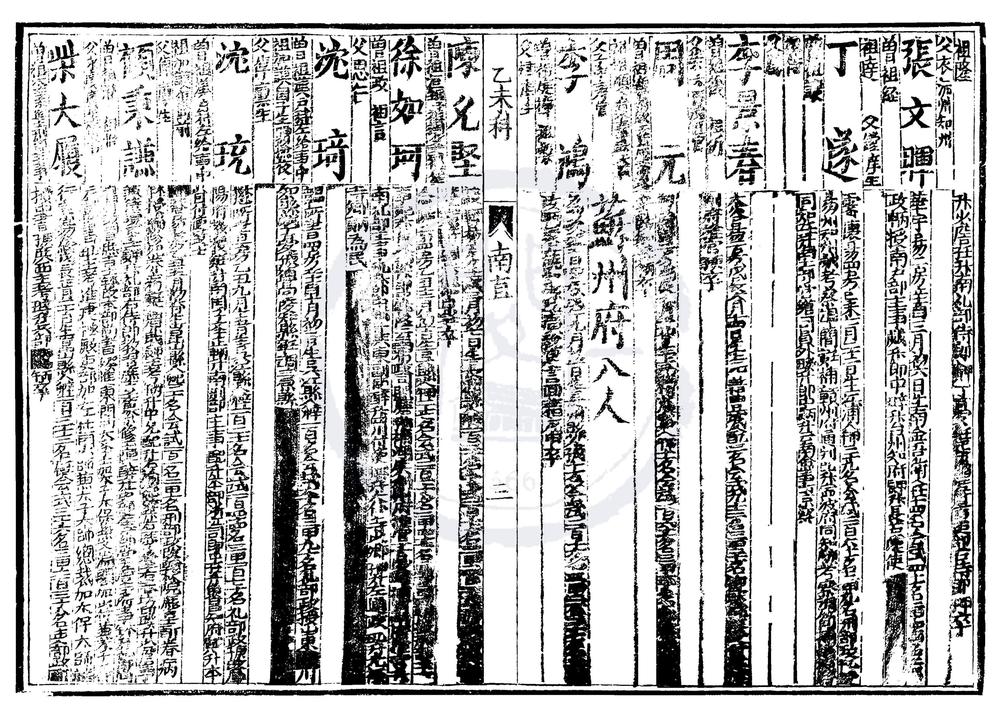 _万历二十三年乙未科进士履历便览一卷__