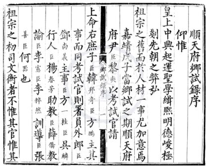 1582 嘉靖七年顺天府乡试录一卷 0222150838 1.jpg