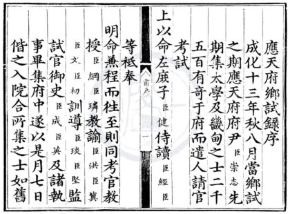 1602 成化十三年应天府乡试录一卷 0222151015 1.jpg
