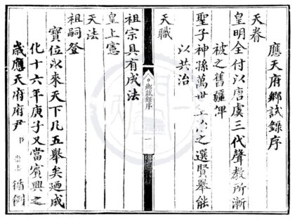 1603 成化十六年应天府乡试录一卷 0222151020 1.jpg