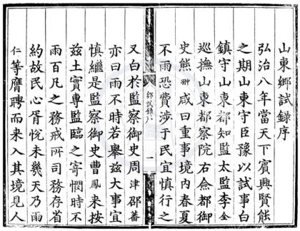 1628 弘治八年山东乡试录一卷 0222151204 1.jpg