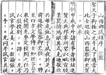 1655 万历元年山西乡试录一卷 0222151332 1.jpg