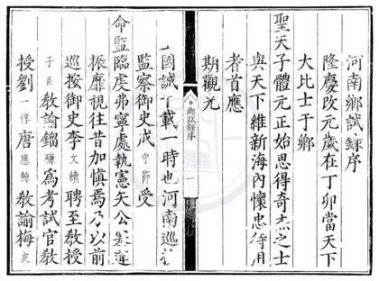1676 隆庆元年河南乡试录一卷 0222151533 1.jpg