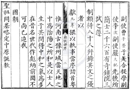 1678 万历元年河南乡试录一卷 0222151539 1.jpg