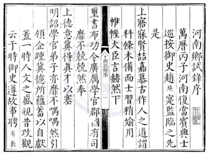 1679 万历四年河南乡试录一卷 0222151542 1.jpg