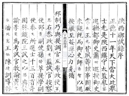 1686 正德十一年陕西乡试录一卷 0222151602 1.jpg