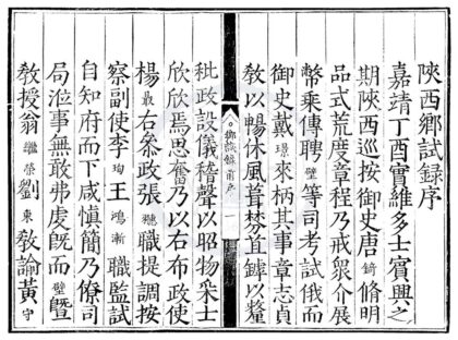 1688 嘉靖十六年陕西乡试录一卷 0222151608 1.jpg