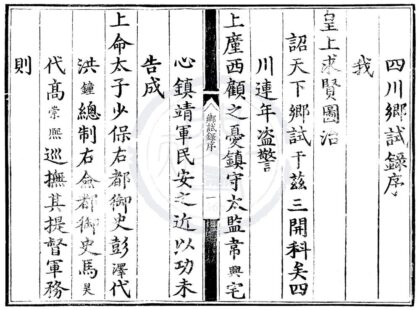 1698 正德八年四川乡试录一卷 0222151638 1.jpg