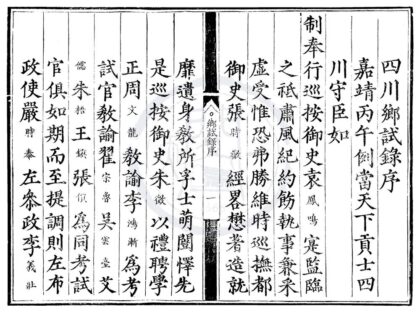 1702 嘉靖二十五年四川乡试录一卷 0222151650 1.jpg