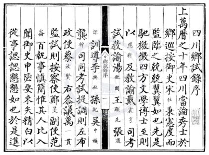 1705 万历十年四川乡试录一卷 0222151658 1.jpg