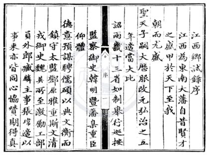 1712 弘治五年江西乡试录一卷 0222151717 1.jpg