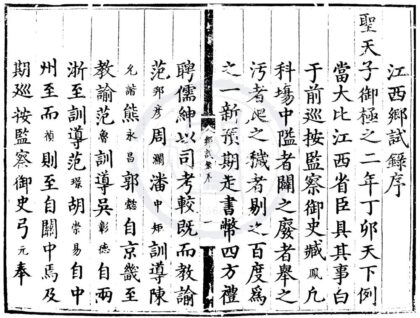 1714 正德二年江西乡试录一卷 0222151723 1.jpg
