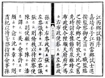 1724 嘉靖三十一年江西乡试录一卷 0222151751 1.jpg