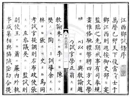 1729 万历七年江西乡试录一卷 0222151805 1.jpg