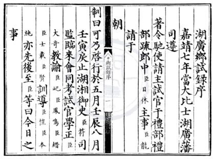 1736 嘉靖七年湖广乡试录一卷 0222151826 1.jpg