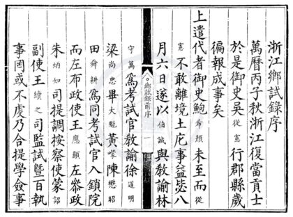 1760 万历四年浙江乡试录一卷 0222151932 1.jpg