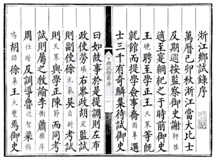 1761 万历七年浙江乡试录一卷 0222151935 1.jpg