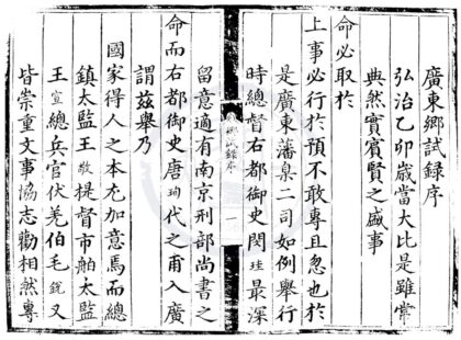 1790 弘治八年广东乡试录一卷 0222152102 1.jpg