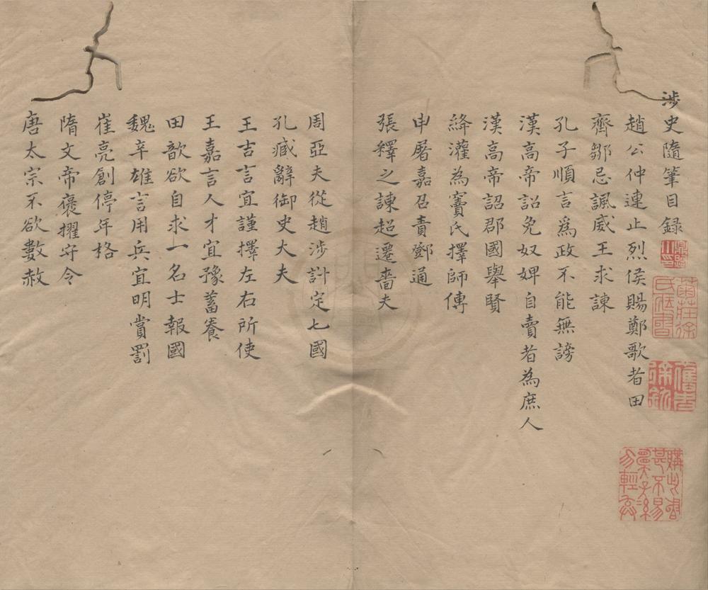 _涉史随笔一卷__