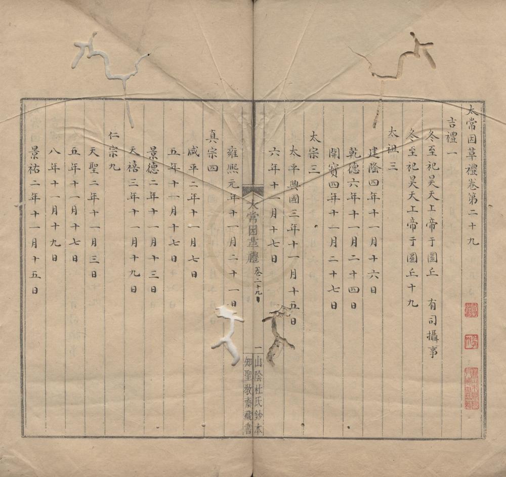 _太常因革礼一百卷__
