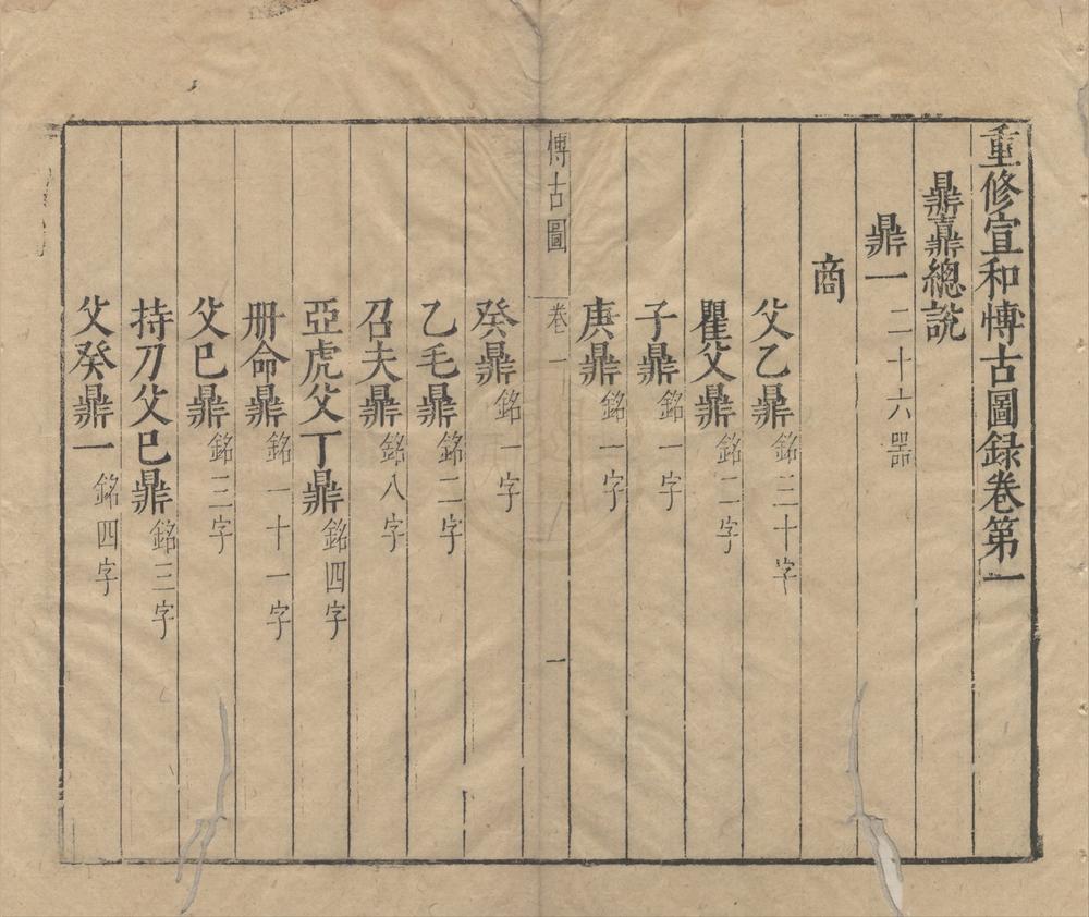_重修宣和博古图录三十卷__
