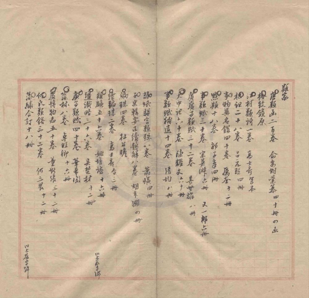 _大楳山馆藏书目不分卷__