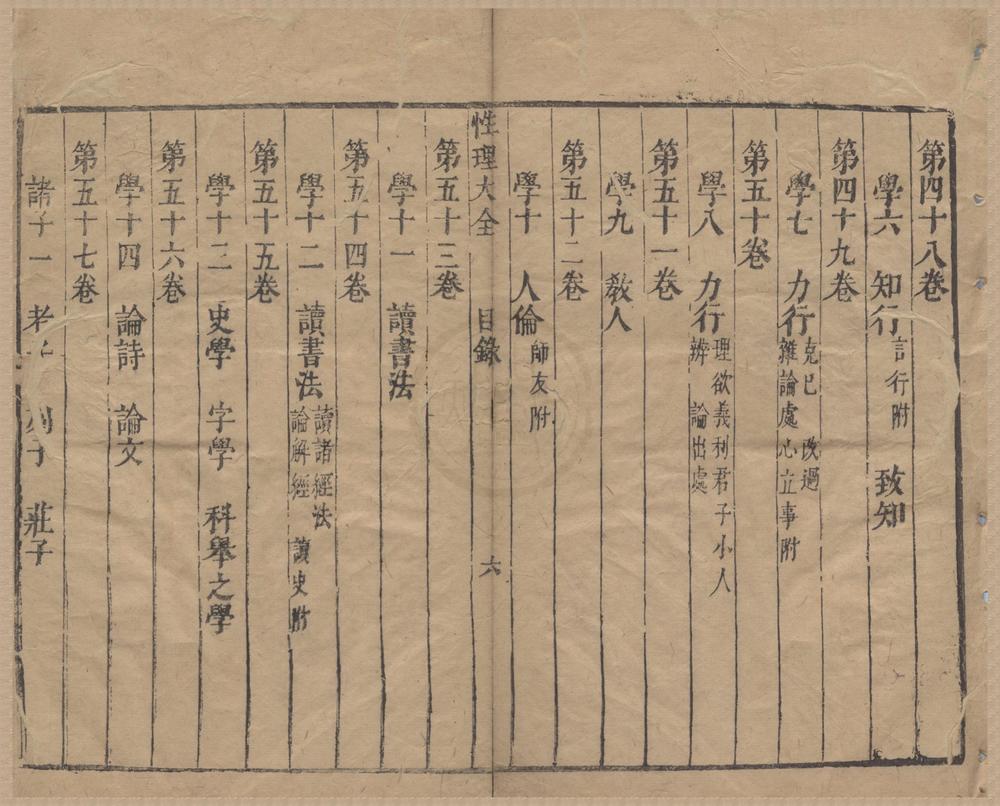 _性理大全书七十卷__