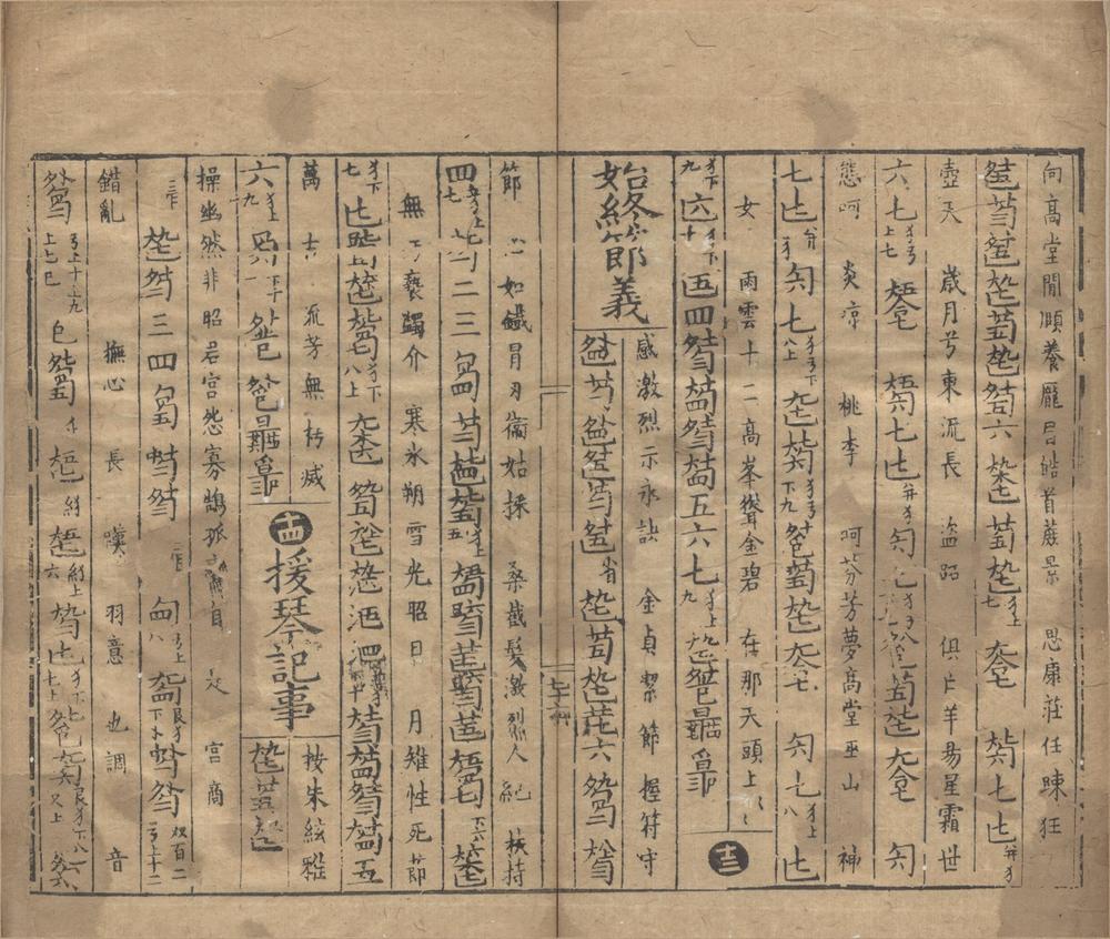 _浙音释字琴谱__