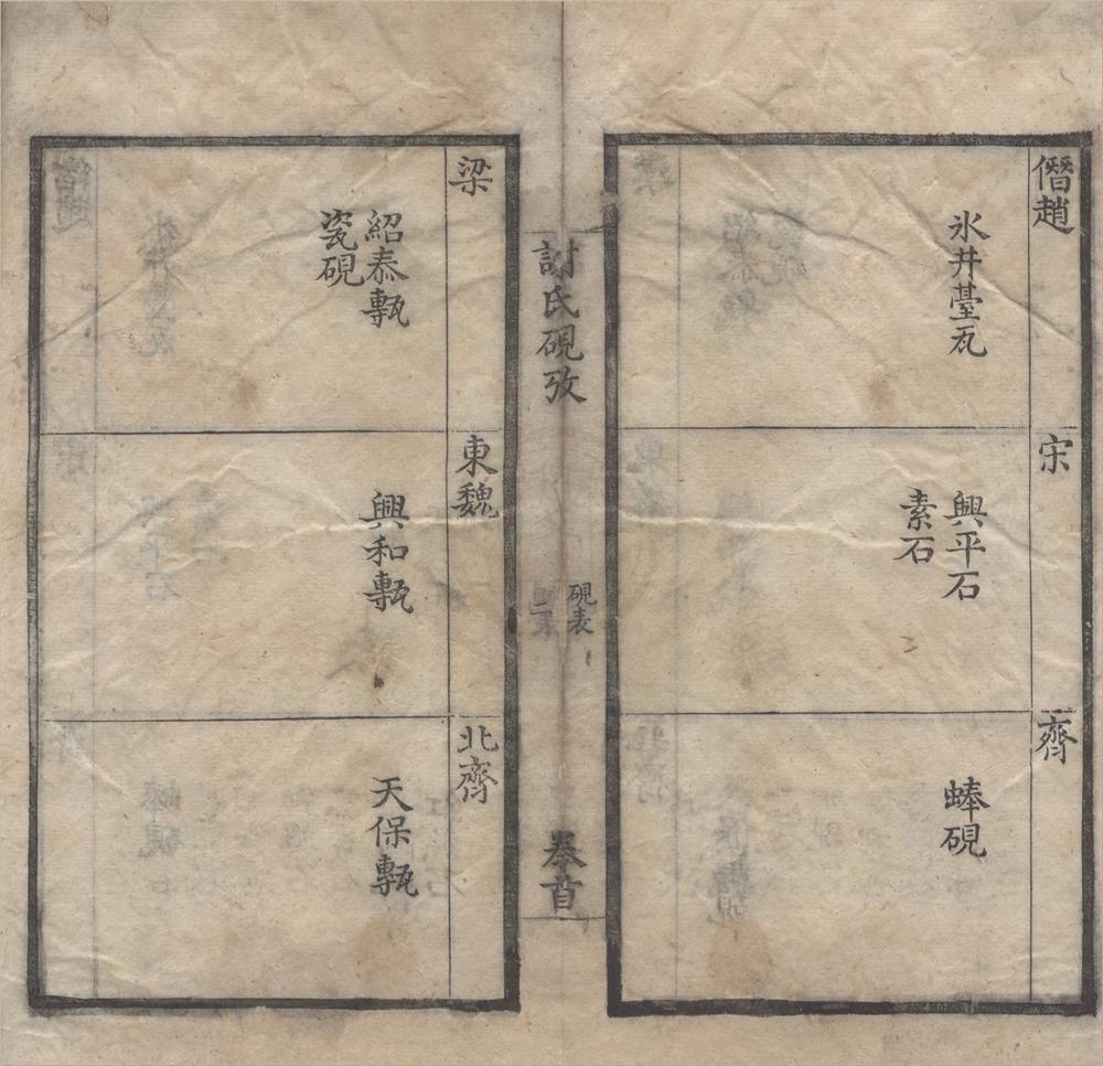 _谢氏砚考四卷首一卷__
