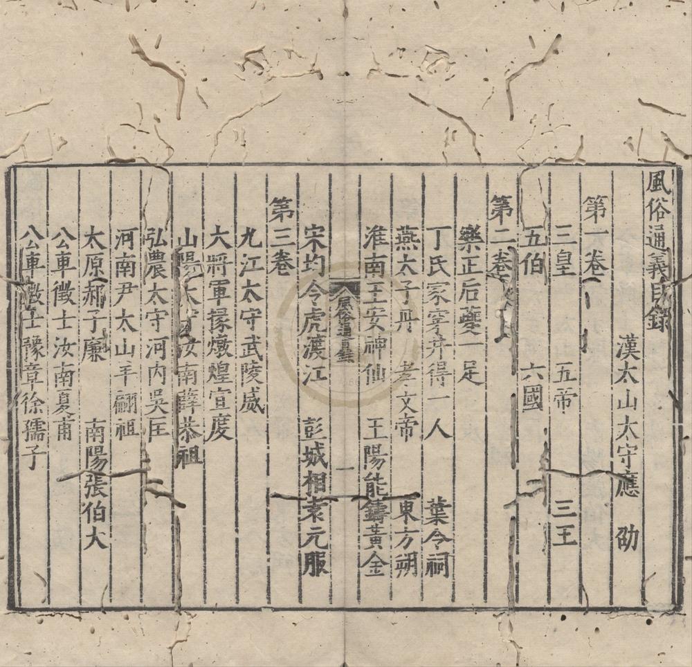 _风俗通义十卷__