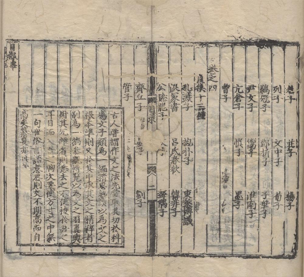 _新刊诸子纂要大全四卷__