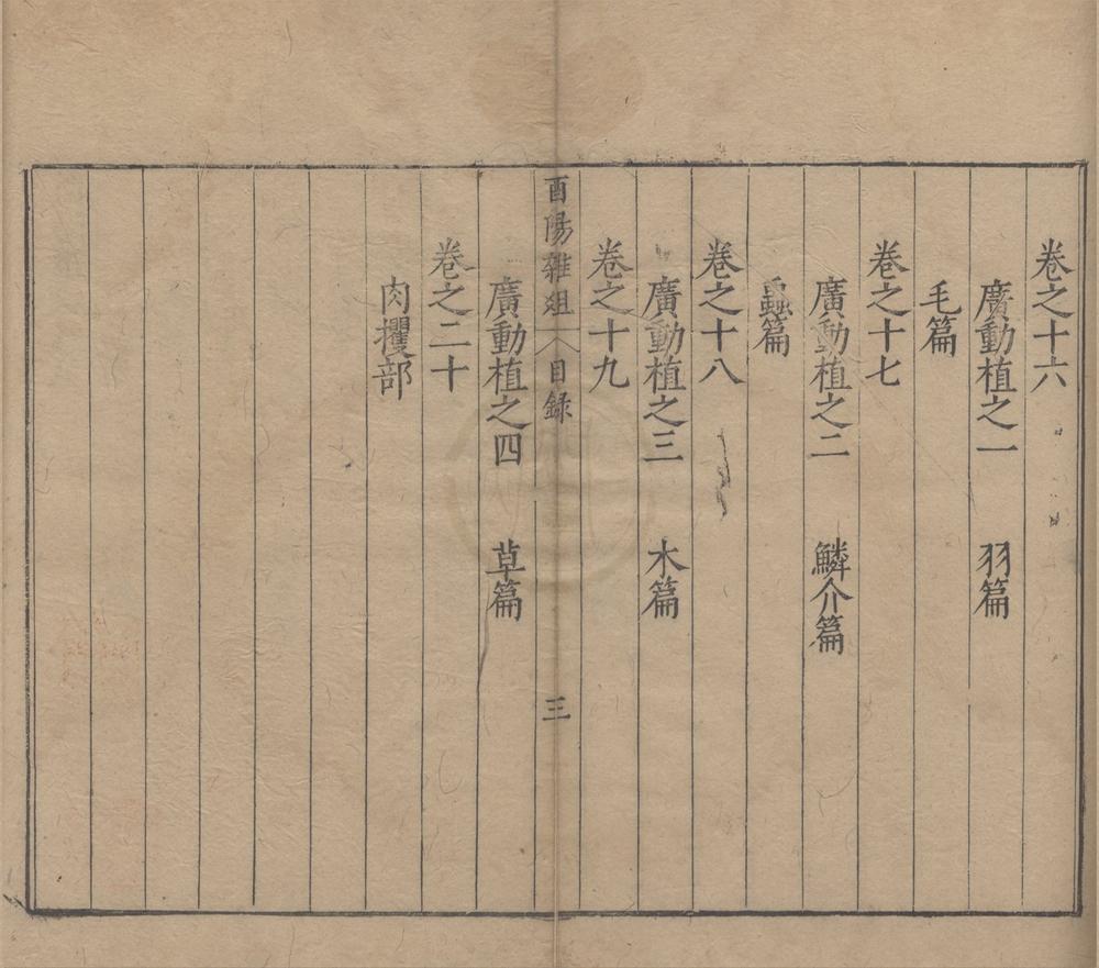 _酉阳杂俎二十卷__