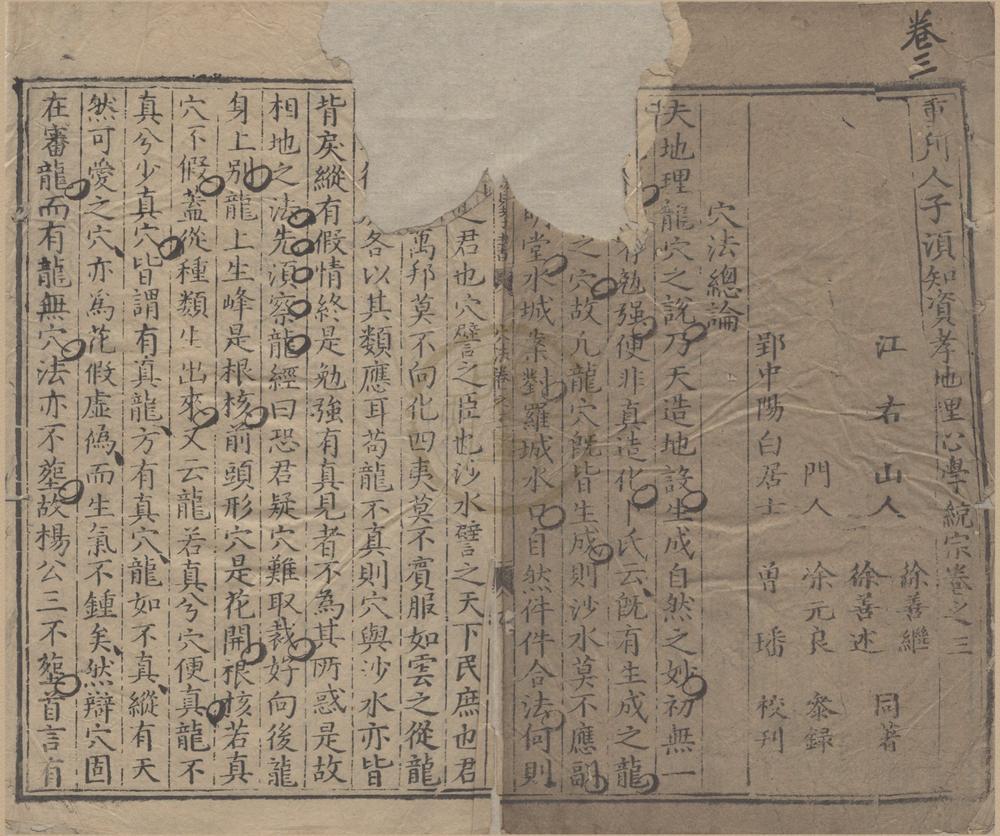 _重刊人子须知资孝地理心学统宗三十九卷__