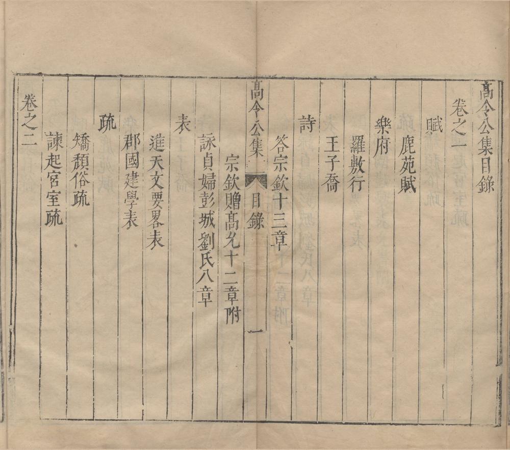 _高令公集二卷__