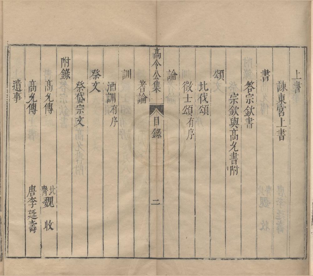 _高令公集二卷__