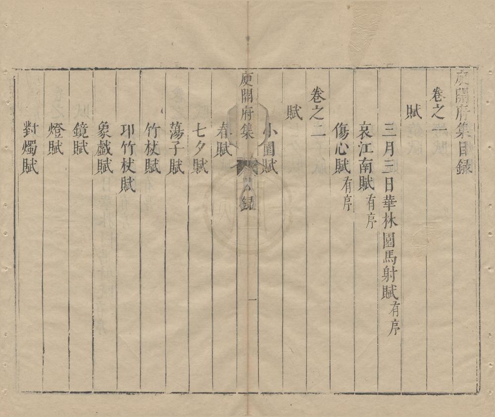 _庾开府集十六卷__